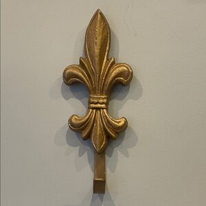Gold Fleur-de-Lis Wall Hook